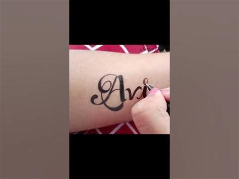 avi name tattoo|my name tattoo.